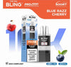 The Bling 10K Pro Max Replacement Prefilled Pods - Box of 5 Available In Blue Razz Cherry Flavour