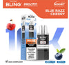 The Bling 10K Pro Max Replacement Prefilled Pods - Box of 5 Available In Blue Razz Cherry Flavour
