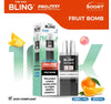 The Bling 10K Pro Max Replacement Prefilled Pods - Box of 5 Available In Fruit Bomb Flavour