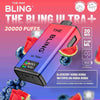 The Bling Ultra Plus 30k Prefilled Vape Pod Kit Box of 5, Blueberry Hubba Bubba, Watermelon Hubba Bubba Flavour