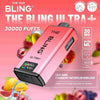 The Bling Ultra Plus 30k Prefilled Vape Pod Kit Box of 5, Fruit Bomb, Strawberry Watermelon Bubblegum Flavour