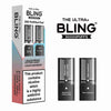 The Bling Ultra Plus 30k Replacement Pods Box of 5 - with Blackcurrant Cotton Candy and Blue Raspberry flavour Wholesale Price !