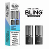 The Bling Ultra Plus 30k Replacement Pods Box of 5 - with Blue Razz Cherry and Lemonade flavour Wholesale Price !