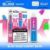 The Crystal Bling Max 10K Prefilled Pod Kit - Box of 5 Available In Blue Razz Gummy Bear Flavour