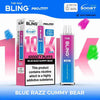 The Crystal Bling Max 10K Prefilled Pod Kit - Box of 5 Available In Blue Razz Gummy Bear Flavour