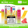 The Crystal Bling Max 10K Prefilled Pod Kit - Box of 5 Available In Strawberry Watermelon Bubblegum Flavour