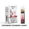 The Crystal Pro CP 15k Prefilled Vape Kit Box of 5, Strawberry Cranberry Cherry Flavour