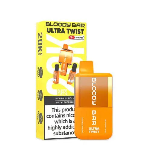 Bloody Bar Ultra Twist 20000 Vape Pod Kit - Box of 5