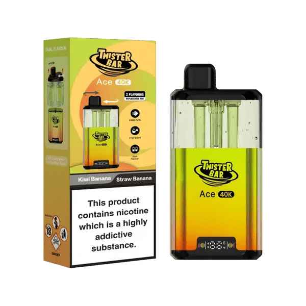 Twister Bar Ace 40K Prefilled Pod Kit Box of 5 - Wholesale Price !
