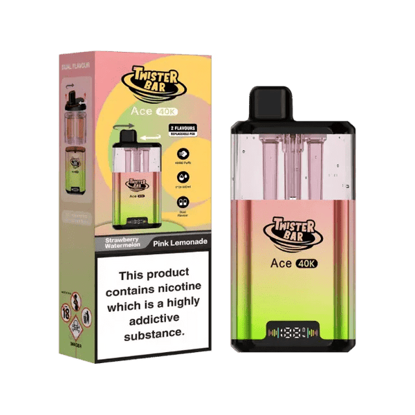 Twister Bar Ace 40K Prefilled Pod Kit Box of 5 - Wholesale Price !