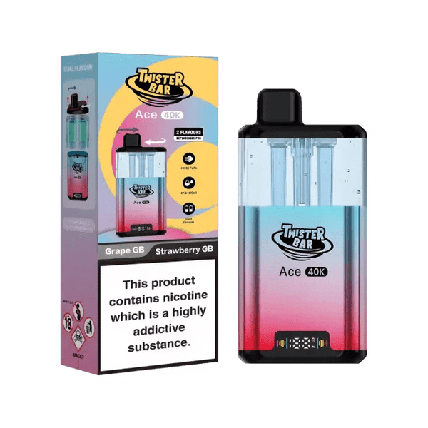 Twister Bar Ace 40K Prefilled Pod Kit Box of 5 - Wholesale Price !