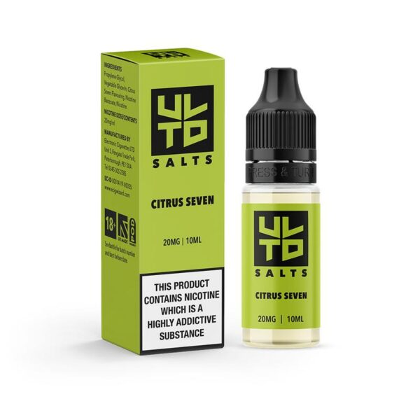 ULTD Nic Salt 10ml Pack of 10 Available In Citrus Seven Flavour