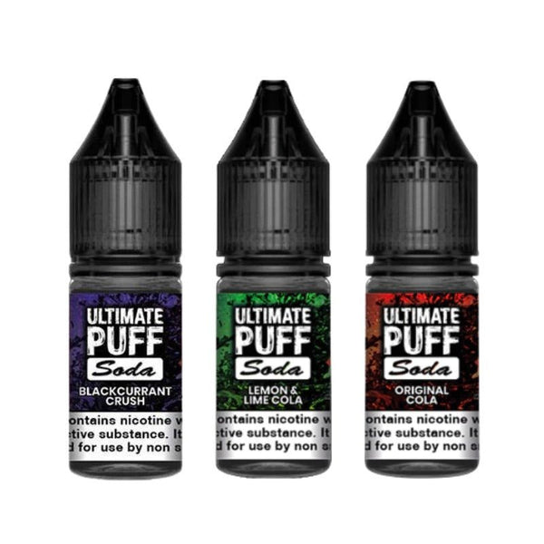 Ultimate Puff 50/50 Soda 10ml E-liquids (Pack of 10) - #Simbavapeswholesale#