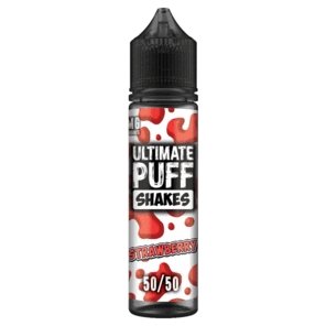 Ultimate Puff Shakes 50ml Shortfill E Liquid, Strawberry Flavour