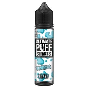 Ultimate Puff Shakes 50ml Shortfill E Liquid, Vanilla Flavour