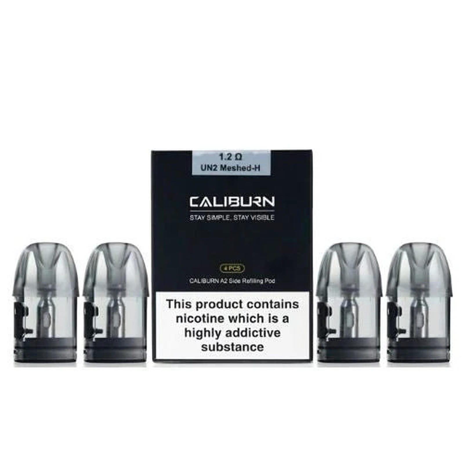 uwell caliburn A2 side refillable pods - Pack of 4 uwell caliburn A2 side refillable pods - Pack of 4