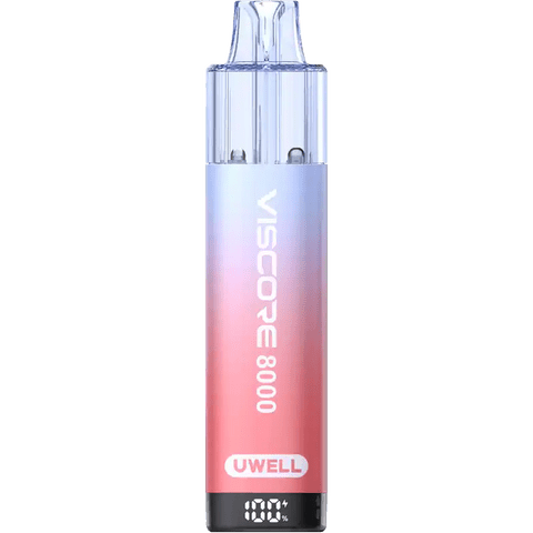 Uwell Viscore 8000 Prefilled Pod Kit Pack of 5, Milky Strawberry Flavour