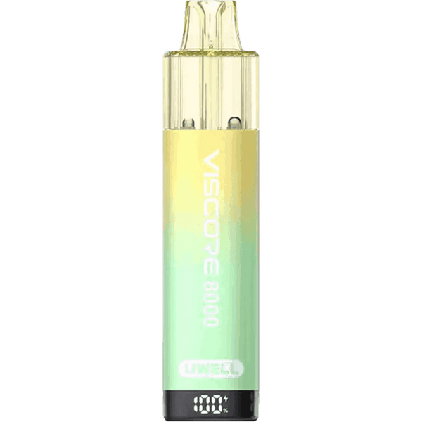 Uwell Viscore 8000 Prefilled Pod System Pack of 5, Lemon Lime Flavour