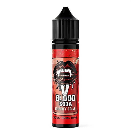V Blood Shortfill 50ml E Liquid Vape Juice, Cherry Cola Flavour