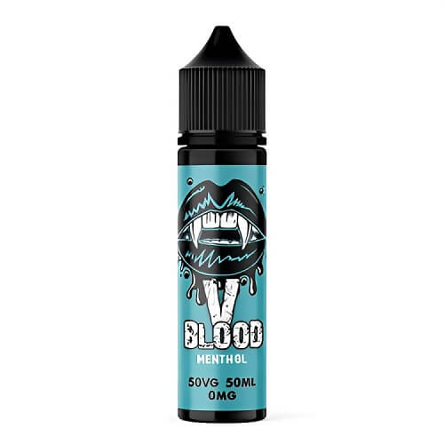 V Blood Shortfill 50ml E Liquid Vape Juice, Menthol Flavour