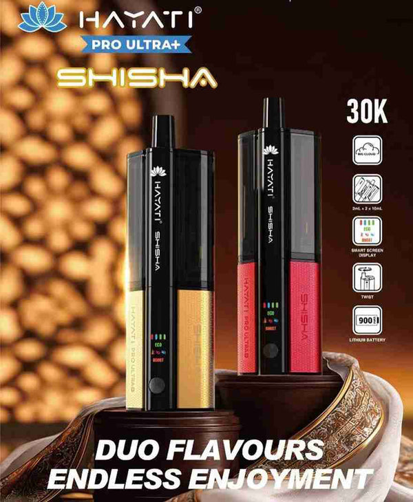 Hayati Pro Ultra Plus Shisha 30k Vape Kit Box of 5 - Hayati Pro Ultra Plus Shisha 30k Vape Kit Box of 5 - ukvaper-wholesale