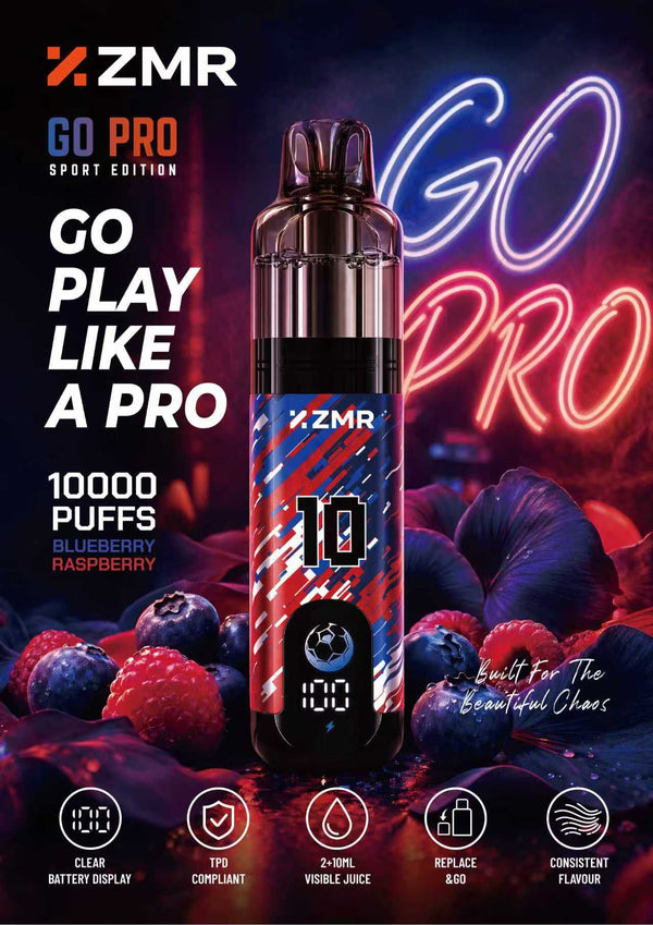 ZMR Go Pro 10k Vape Kit Box of 5 - ZMR Go Pro 10k Vape Kit Box of 5 - Direct Vape Wholesale