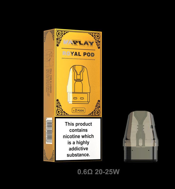 VAPLAY replacement Royal Pods 2ml - 2 Pack - Wholesale Price !