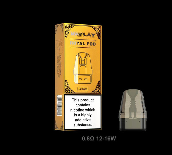 VAPLAY replacement Royal Pods 2ml - 2 Pack - Wholesale Price !