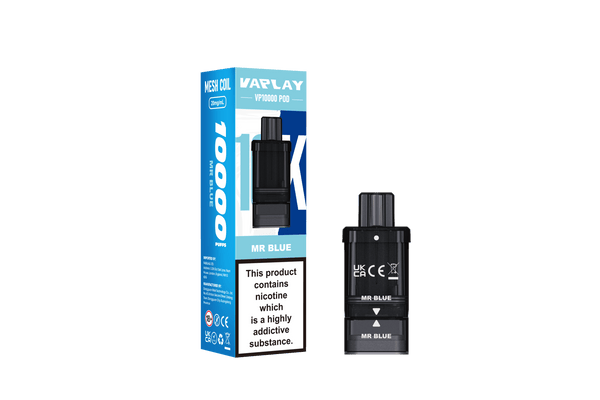 VAPLAY VP10000 Prefilled Pods Pack of 5 - Wholesale Price !