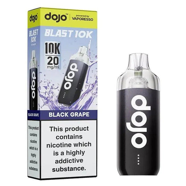 Vaporesso Dojo Blast 10k Prefilled Pod Vape Kit - Box of 5 In Black Grape Flavour Available
