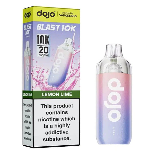 Vaporesso Dojo Blast 10k Prefilled Pod Vape Kit - Box of 5 In Lemon Lime Flavour Available