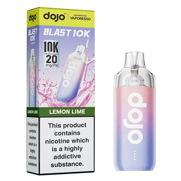 Vaporesso Dojo Blast 10k Prefilled Pod Vape Kit - Box of 5 In Lemon Lime Flavour Available