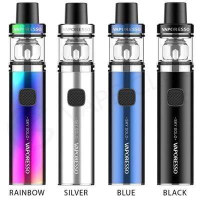 Vaporesso Sky Solo Plus Vape Kit, Rainbow, Silver, Blue, Black Color