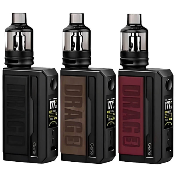 VOOPOO Drag 3 Vape Kit, Classic, Sandy Brown, Marsala Color