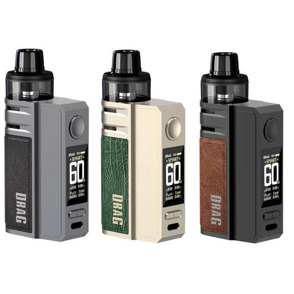 Voopoo Drag E60 Pod Mod Kit, Black, Golden, Coffee Color