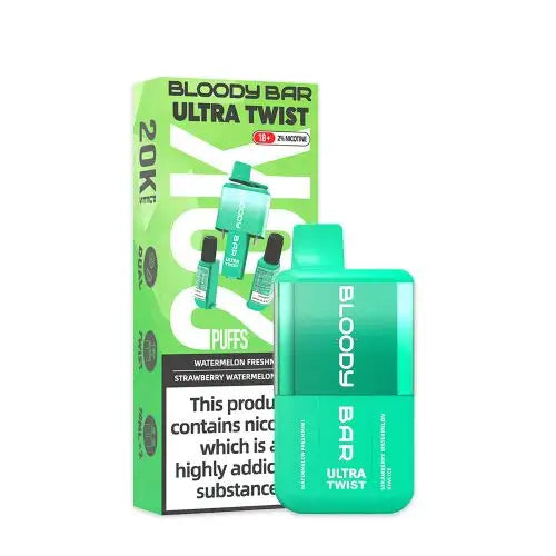 Bloody Bar Ultra Twist 20000 Vape Pod Kit - Box of 5