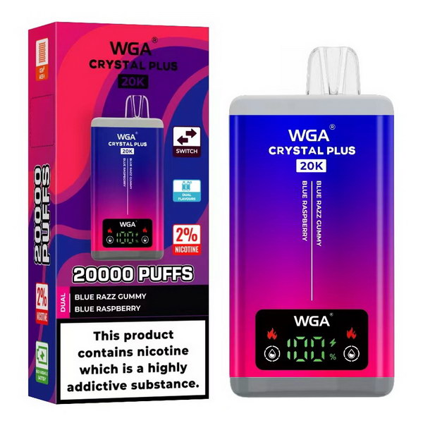 WGA Crystal Plus 20000 Puffs Vape - Flavour