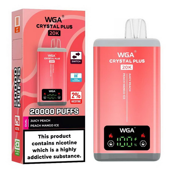 WGA Crystal Plus 20000 Puffs Vape - Flavour