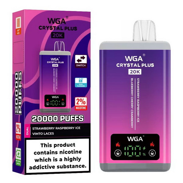 WGA Crystal Plus 20000 Puffs Vape - Flavour