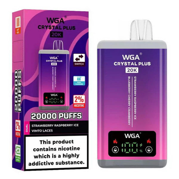 WGA Crystal Plus 20000 Puffs Vape - Flavour