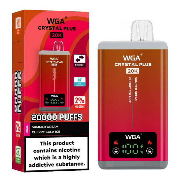 WGA Crystal Plus 20000 Puffs Vape - Flavour
