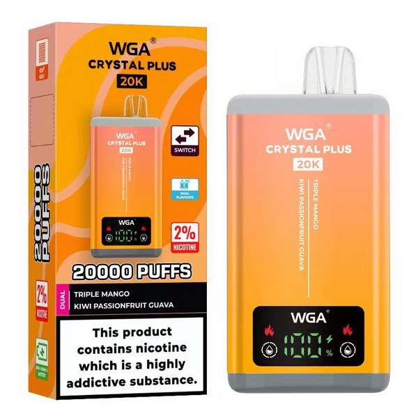 WGA Crystal Plus 20000 Puffs Vape - Flavour