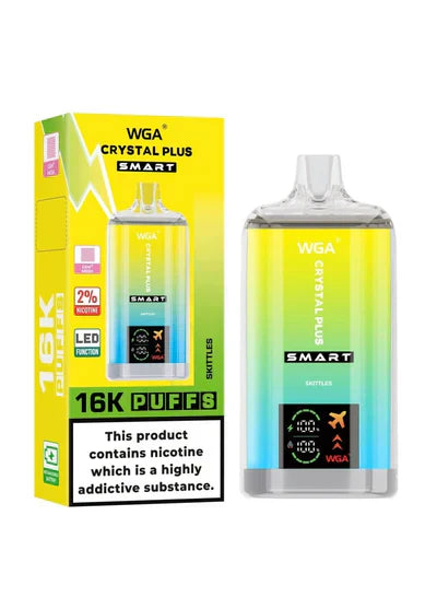 WGA Crystal Plus Smart 16K Prefilled Vape Kit - Box of 10