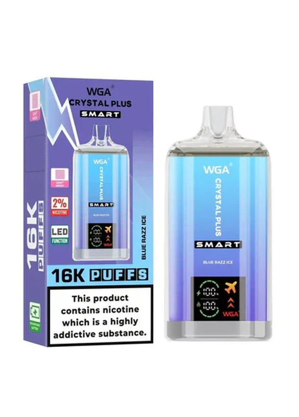 WGA Crystal Plus Smart 16K Prefilled Vape Kit - Box of 10