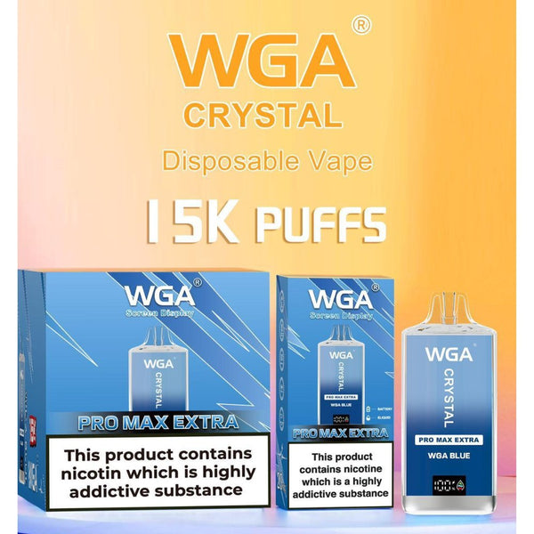 WGA Crystal Pro Max Extra 15000 Disposable Vape - Box of 10