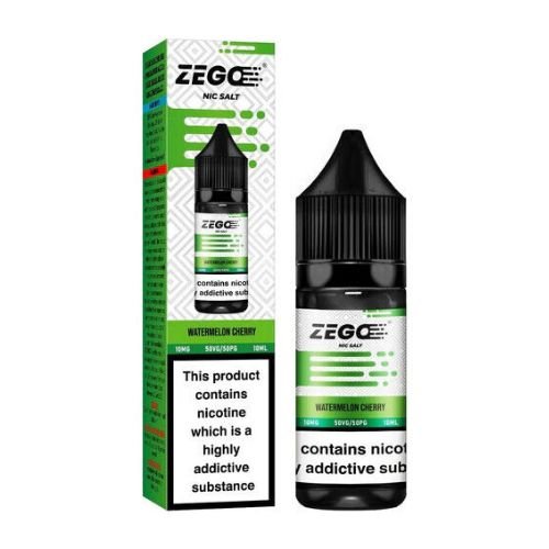 Zego Nic Salt 10ml Pack of 10 Available in Watermelon Cherry Flavour