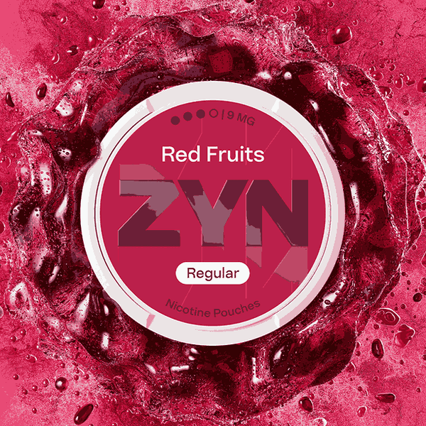 ZYN Regular Nicotine 9MG Pouches Pack of 5 with Red Fruits flavour - Wholesale Price !