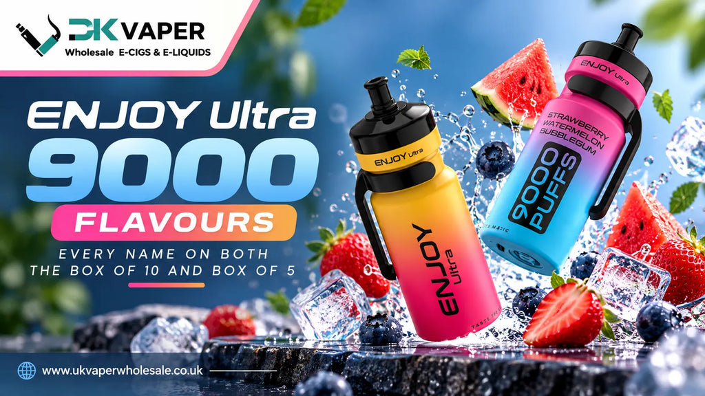Enjoy Ultra 9000 Flavours Every Name on Both the Box of 10 and Box of 5