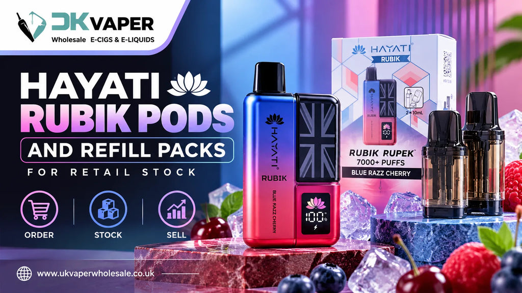 Hayati Rubik Pods and Refill Packs for Retail Stock