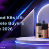 Selection of rechargeable prefilled pod vape kits and replacement pods available from UK Vaper Wholesale
